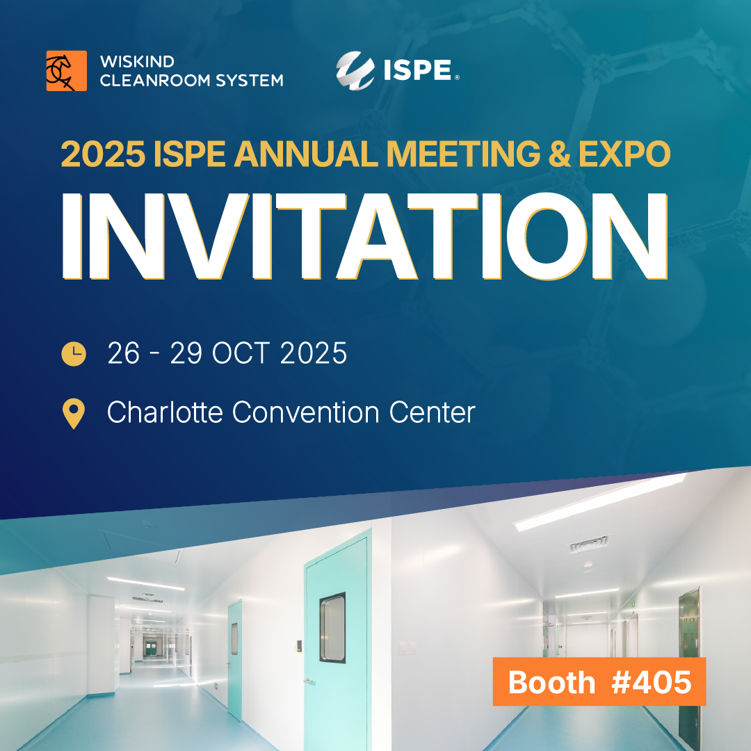 2025 ISPE Annual Meeting & Expo-부스 #405에서 Wiskind Cleanroom을 만나보세요!