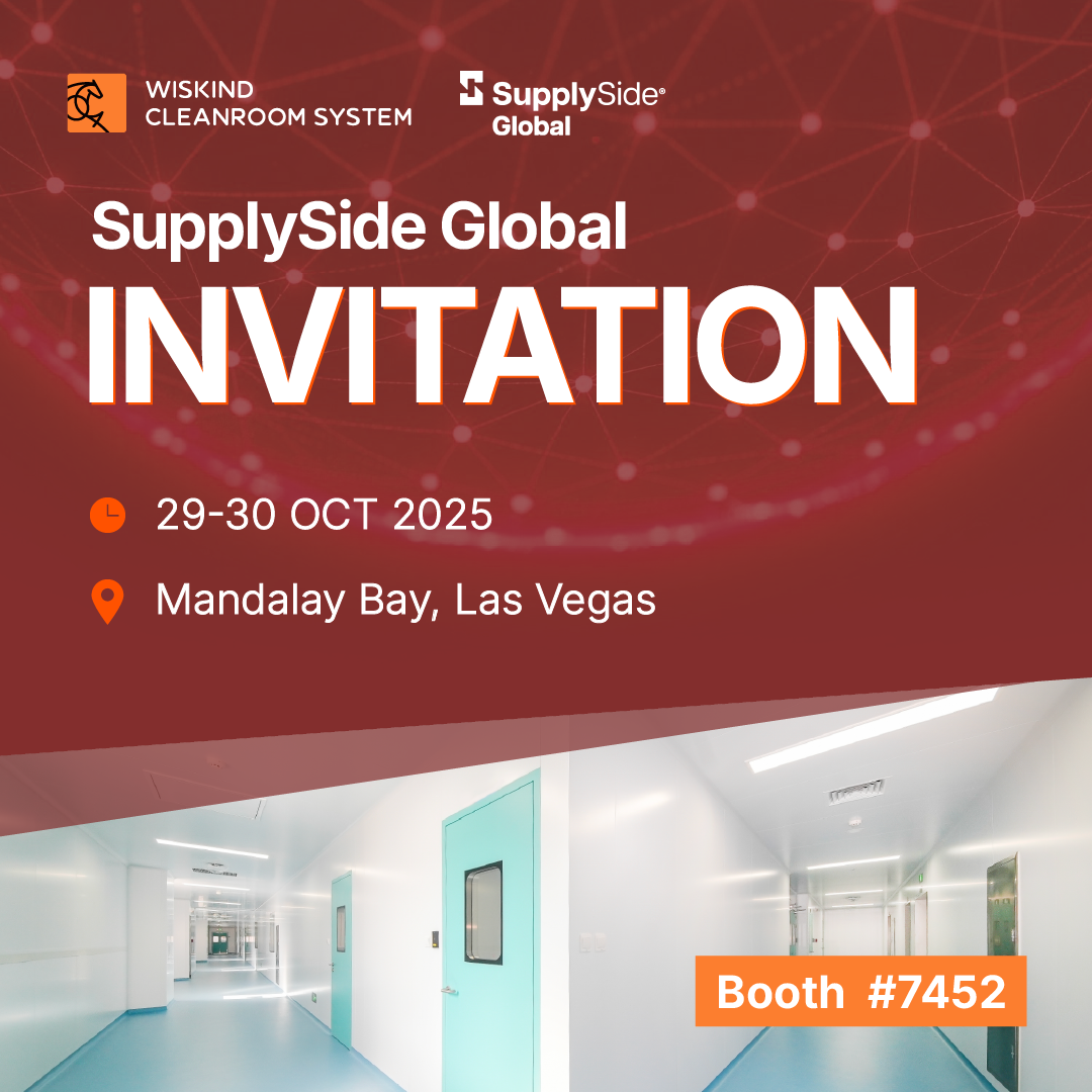 Wiskind Cleanroom이 당신을 SupplySide Global 2025로 초대합니다!