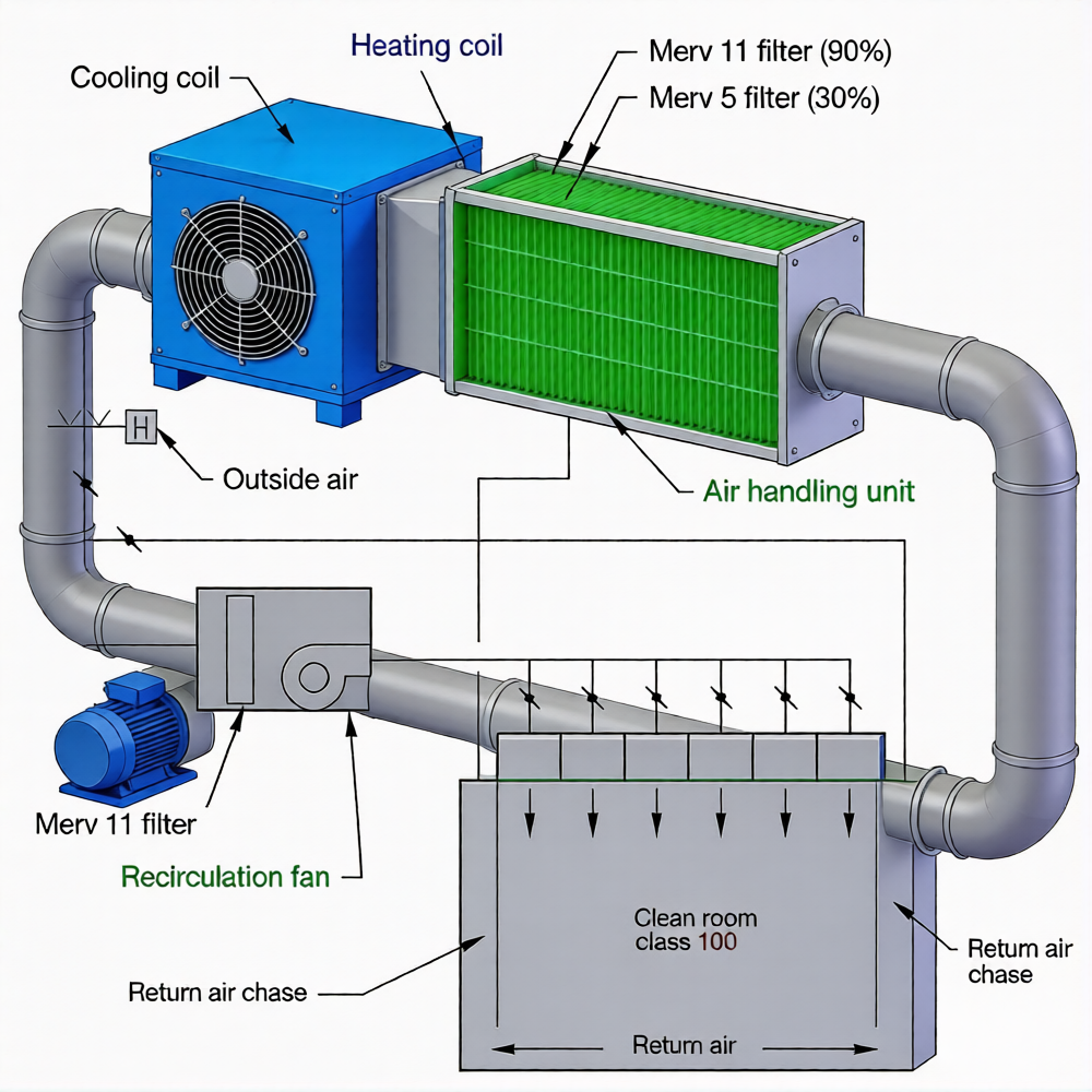 클린룸 디자인:전문 지식 솔루션과 10가지 단계별 가이드