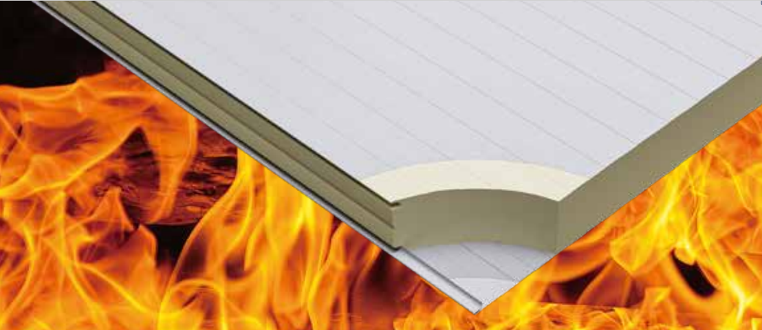 FlameSpar-SBI B1 고내화성 핵심 소재 폴리 우레탄 냉방 패널